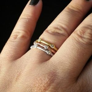 New Sterling Silver Stackable Rings